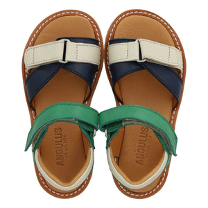 Angulus - Sandalen mit doppelten Riemen | Wiesengrün