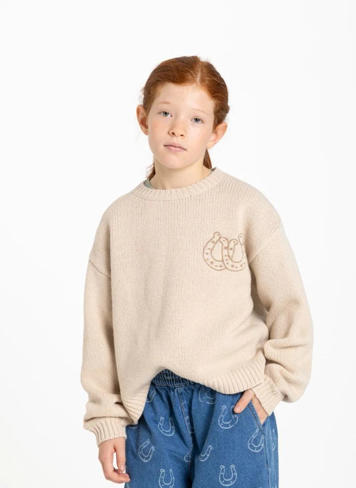 Hundred Pieces - Lacy Get Lucky Merinowollpullover | Creme