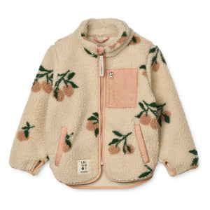 Liewood – Nolan Angler-Fleecejacke aus recycelten Fasern | Creme