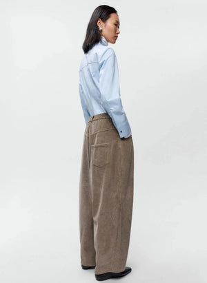 Cordera - Samt Baumwolle Jeans | Salbei