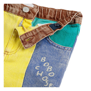 Bobo Choses - Organic Cotton Jeans mit Farbblock | Gelb