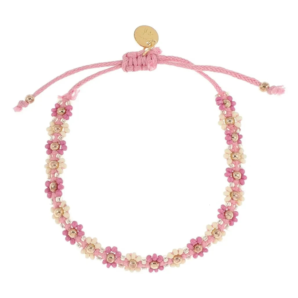 Jenest - Blumenarmband | Rosa