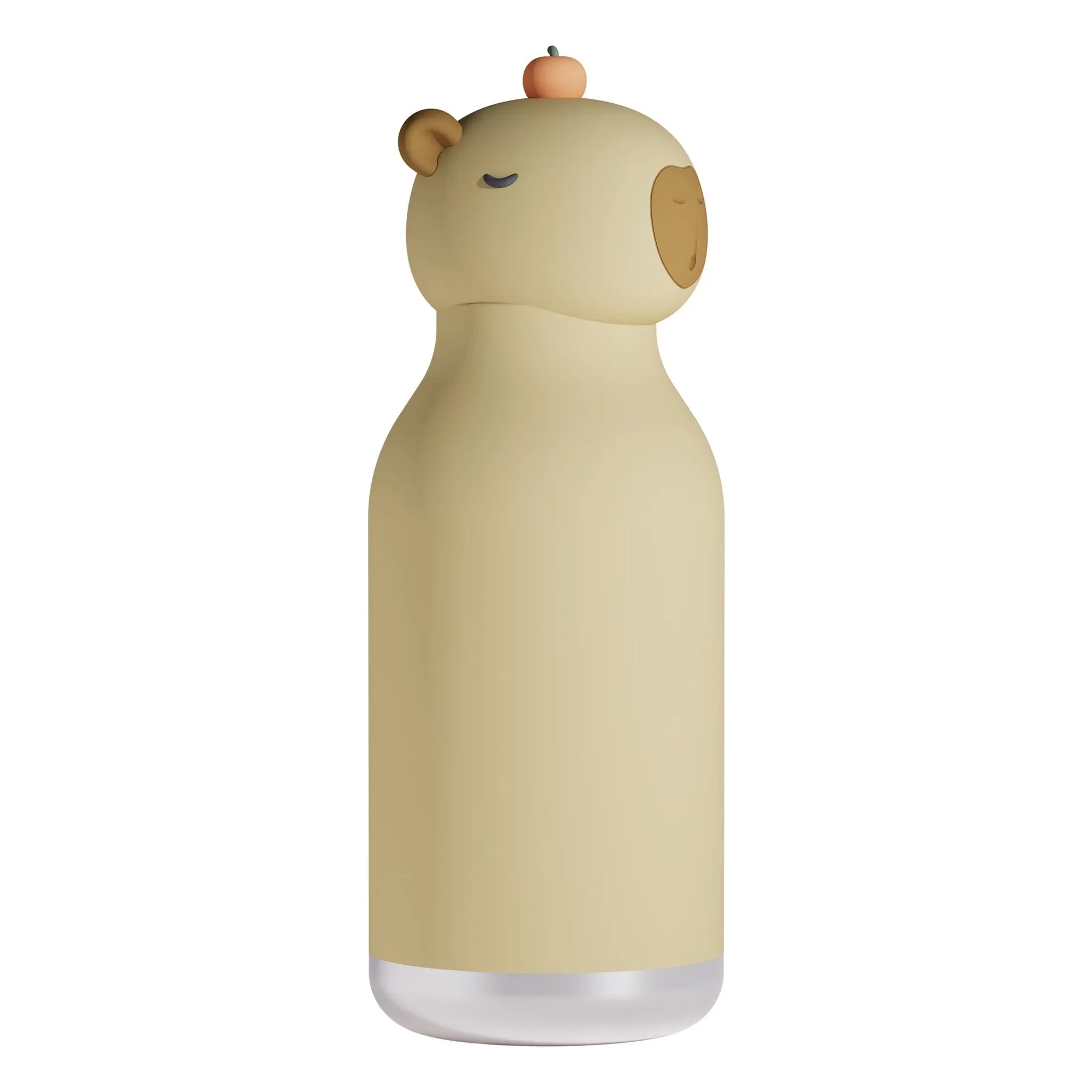 Asobu - Capybara Edelstahl-Wasserflasche | Beige