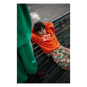 Repose AMS - Organic Cotton Rundhals-Sweatshirt | Orange