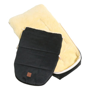 Kaiser - Filius Lammfell Universal Fußsack | Schwarz