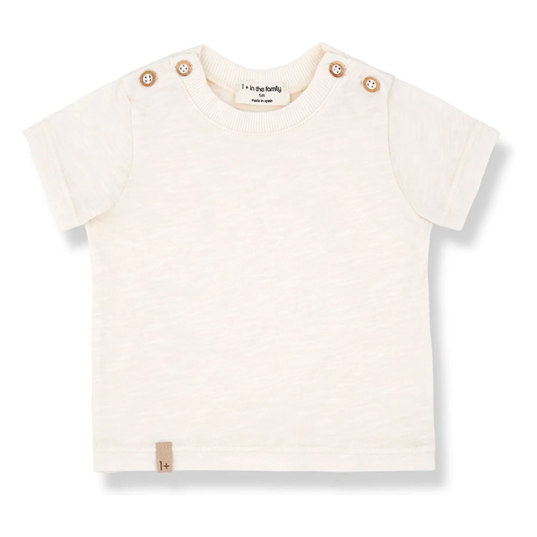 1+ in the family - Kamari Chiné T-Shirt | Ecru