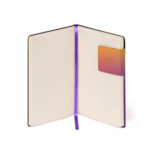 Legami - Gestreifter Softcover-Notizbuch - Sonnenuntergangs-Stimmung - Mein Notizbuch