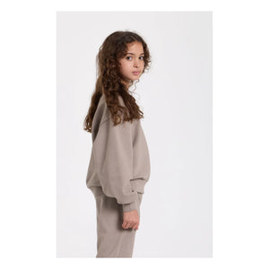 Smallable Kid - Maia Sweatshirt aus Bio-Baumwolle | Graues Taupe