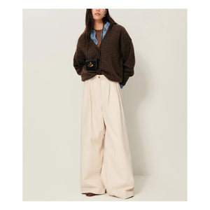 Sessùn - Sweet Monroe Oversize Merino Yün Yelek | Kahverengi