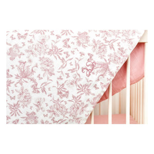 Tartine et Chocolat - Toile de Jouy Decke | Pfirsich