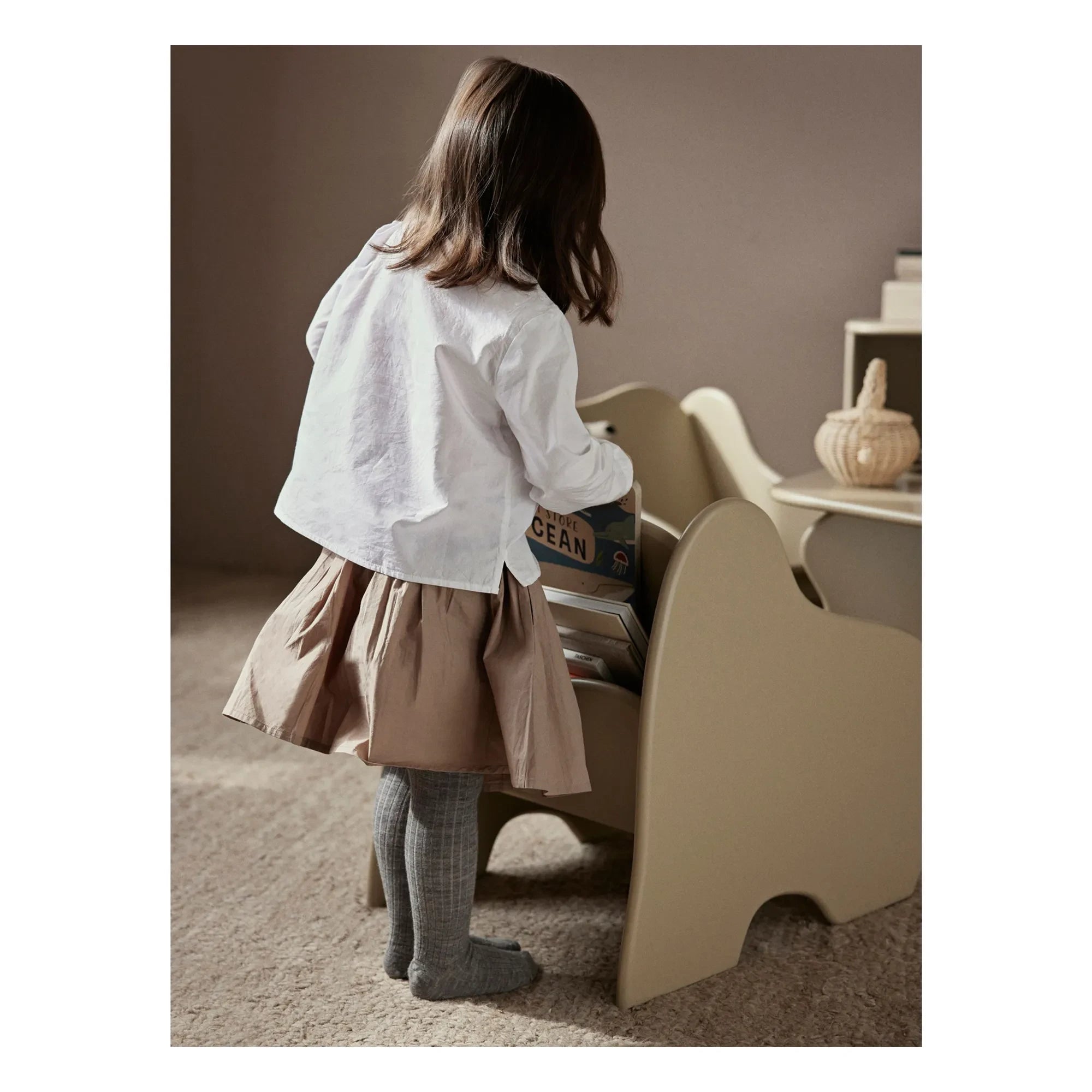 Ferm Living Kids - Grauer Slope Sessel
