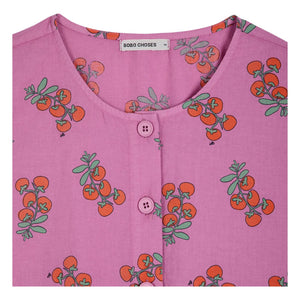 Bobo Choses - Bio-Baumwolle Top mit Tomaten-Muster | Lila