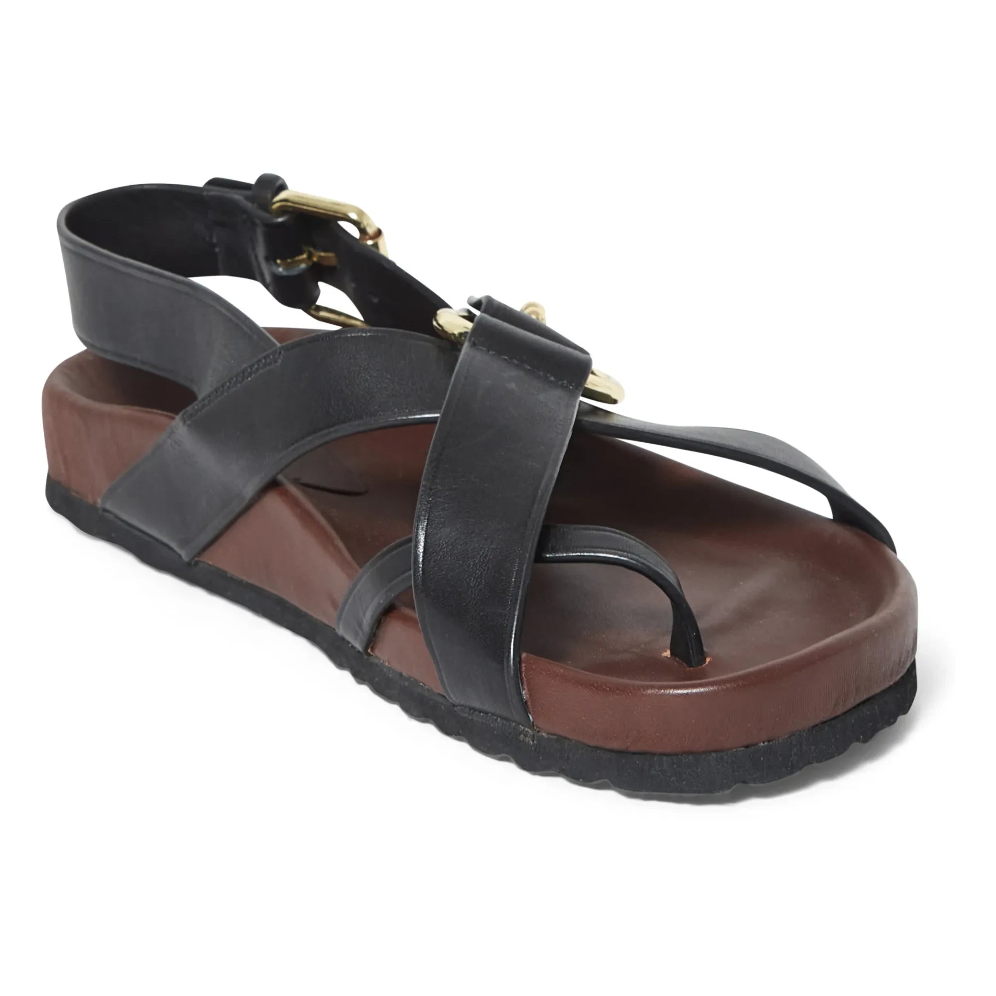 Soeur - Mexiko Ledersandalen | Schwarz