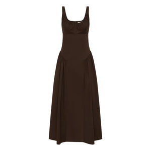 Faithfull the Brand - Marcella Baumwollkleid | Braun