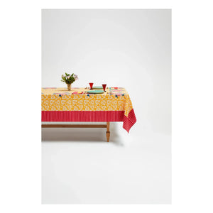 Lisa Corti - Arabesque Tischdecke Corolla | Gelb