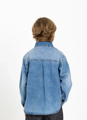 Hundred Pieces - Enzo Denim Hemd | Hellblau Denim