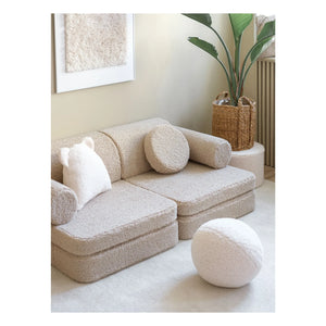 Wigiwama - Modulares Plüschsofa | Beige