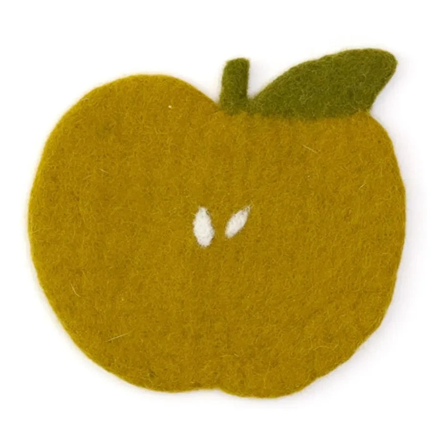 Muskhane - Filz Apple Platzset | Pistaziengrün