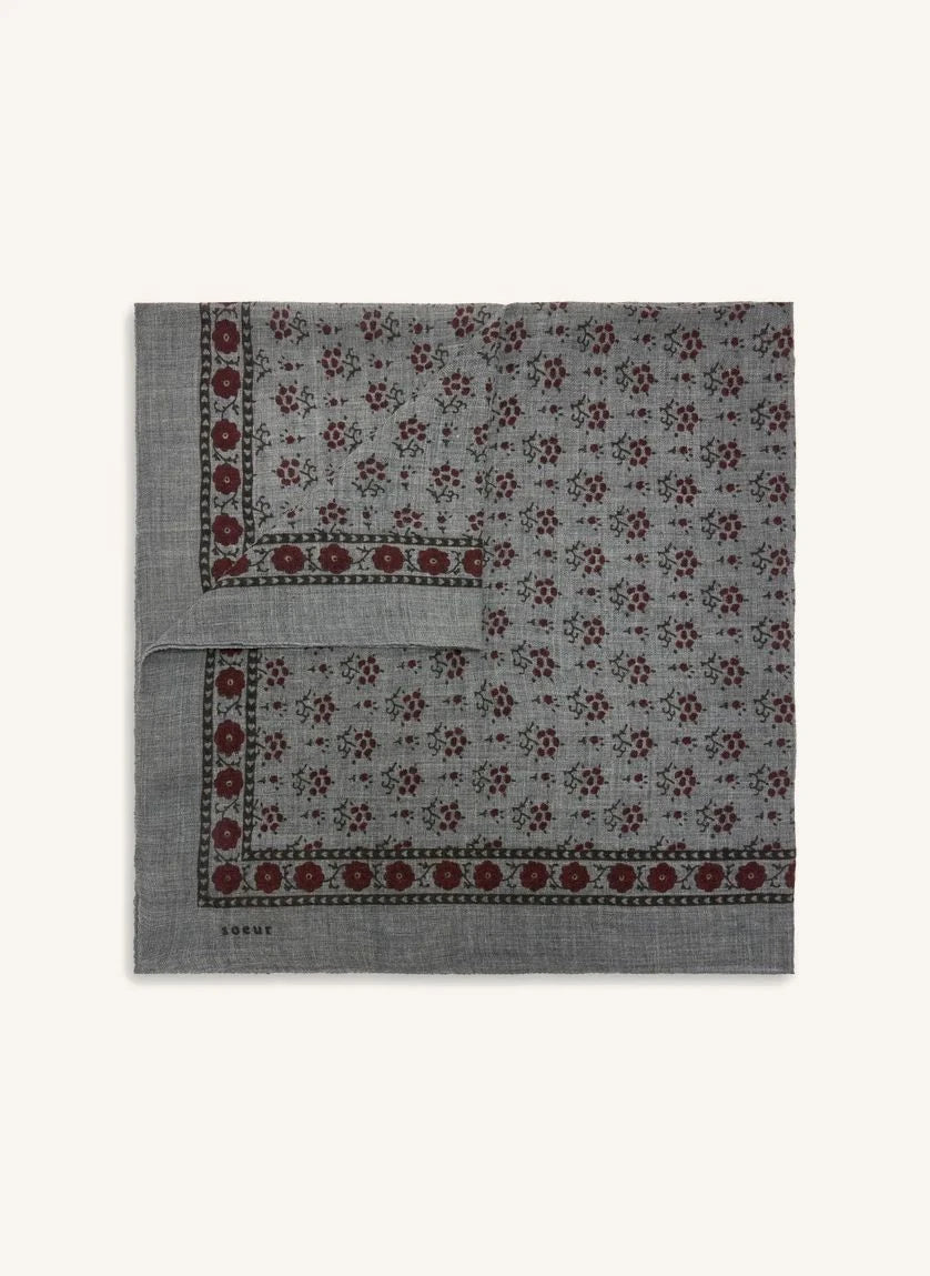 Soeur - Kareli C Woll-Twill-Schal | Dunkelgrau