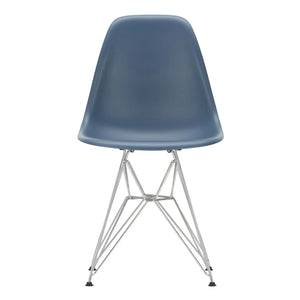 Vitra - DSR Kunststoffstuhl - Chromgestell - Charles & Ray Eames | Marineblau