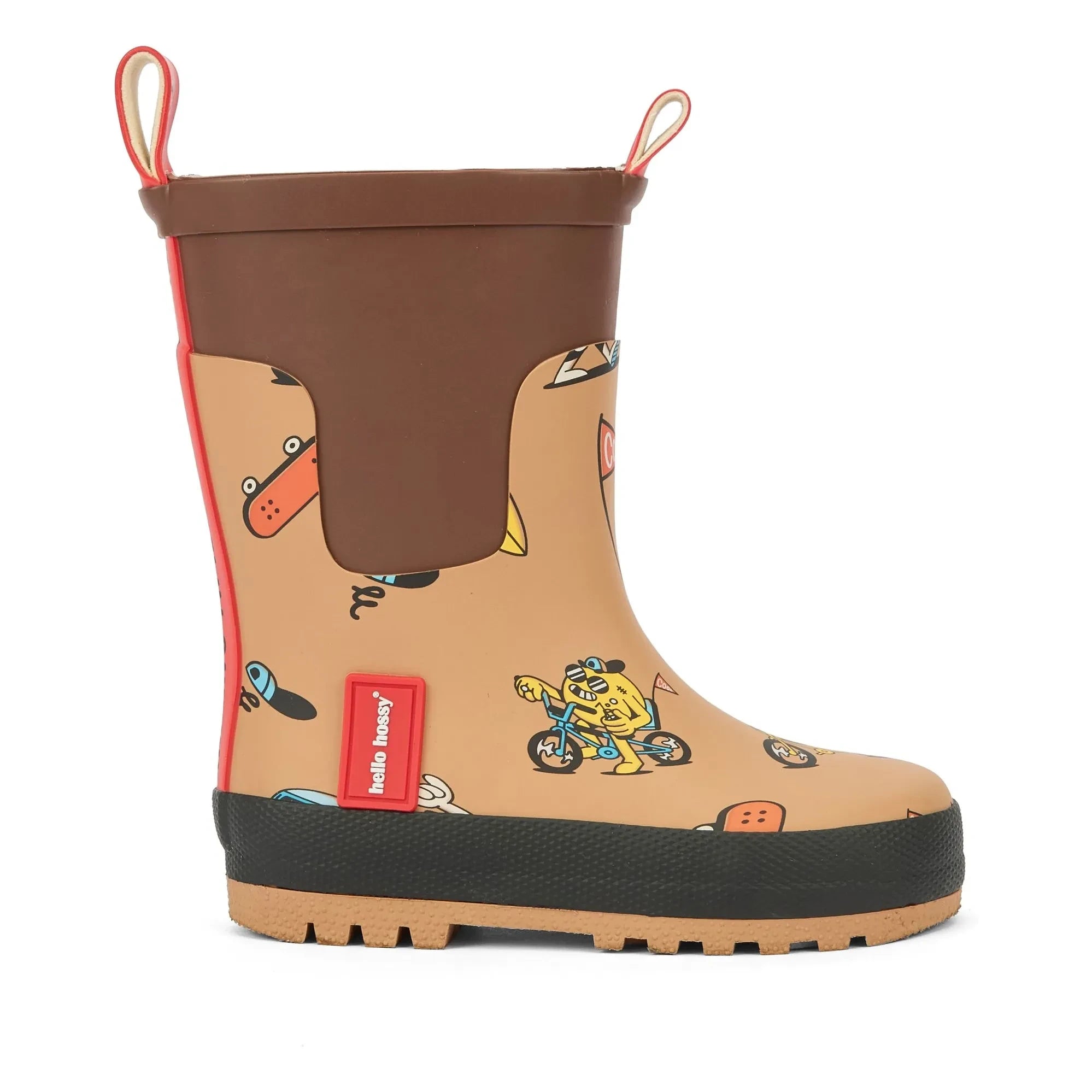 Hello Hossy - Mascots Ride Gummistiefel | Braun
