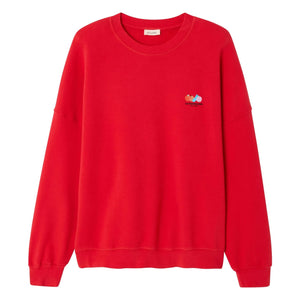 American Vintage - Atubay Baumwoll-Sweatshirt | Tomatenrot