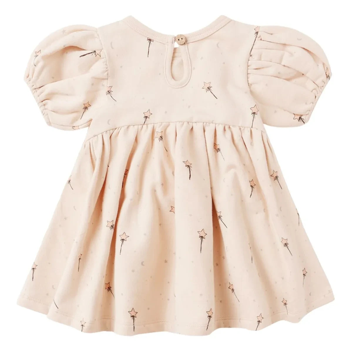 Quincy Mae - Darla Kleid aus Bio-Baumwolle | Perle