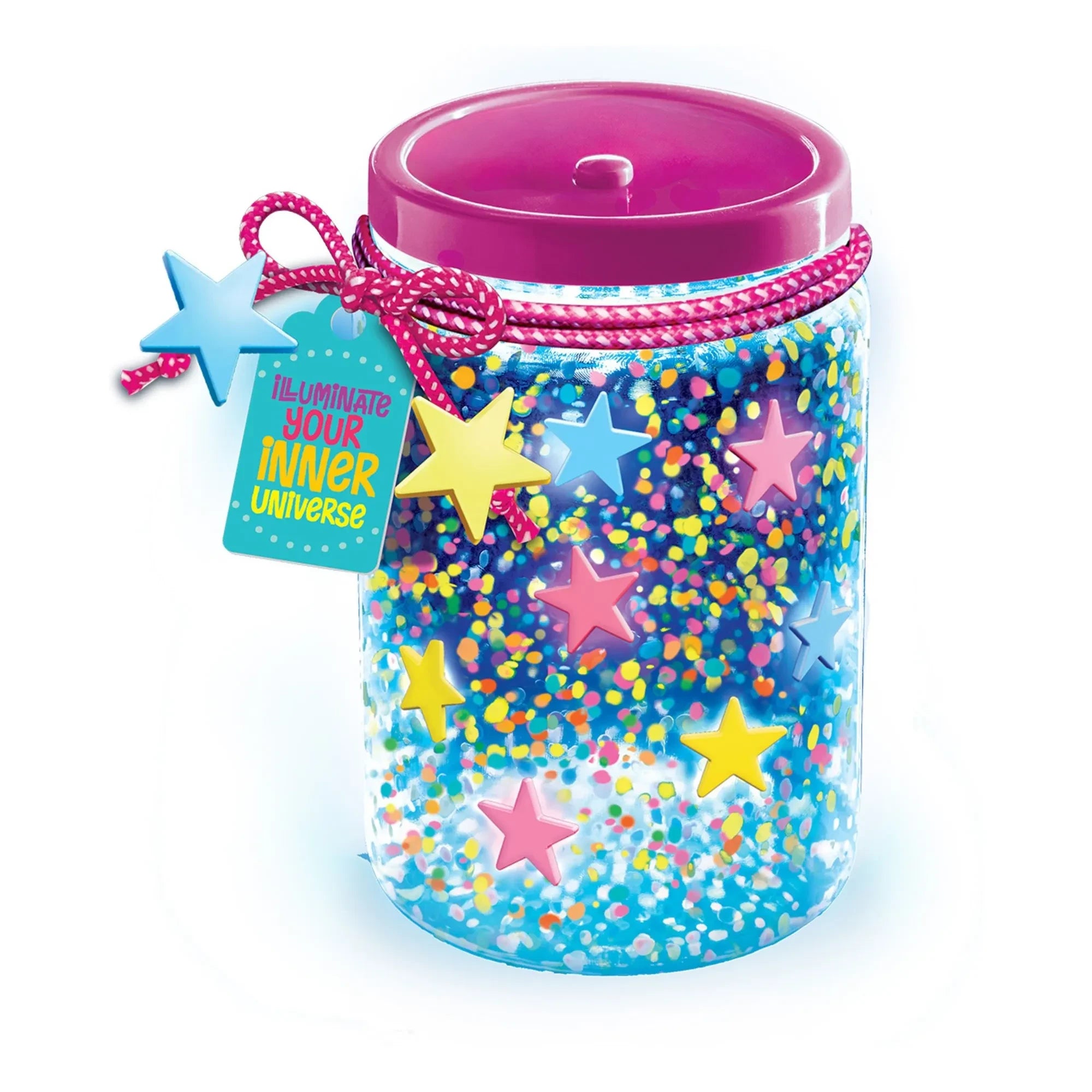 4M - Kreativset mit Beleuchtung - Galaktisches Lichtglas