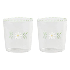 &Klevering - Flora Gläser - 2er-Set | Weiß