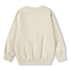 Molo - Monti Rainbow Bio-Baumwoll-Sweatshirt | Ecru