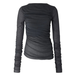Soeur - Gaya Baumwoll-T-Shirt | Grau-Blau