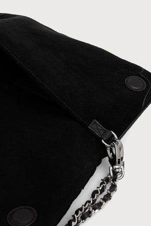 Kadın süet crossbody çanta