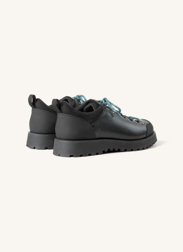 Garment Project - Dune Niedrig Leder Schuhe | Schwarz