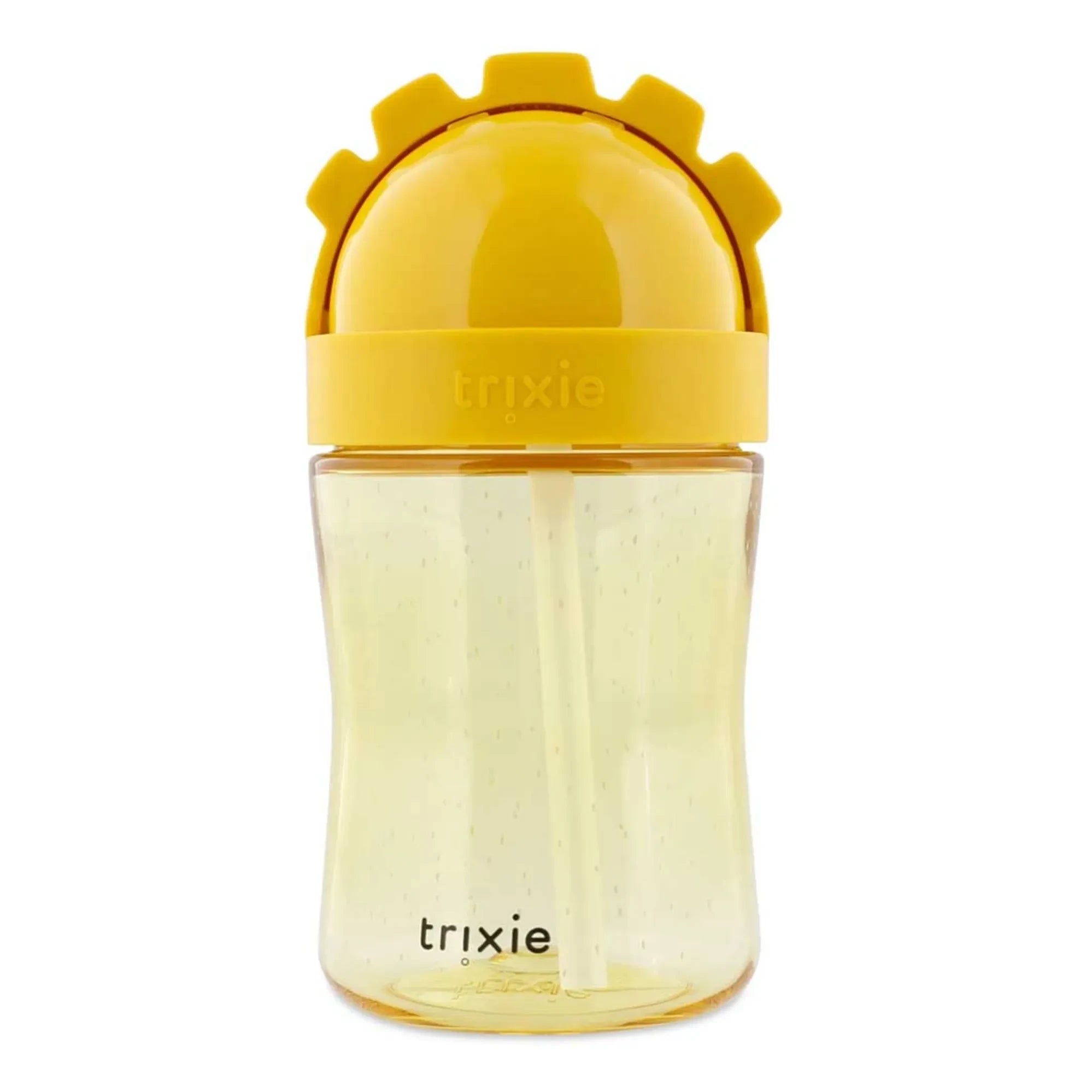Trixie - Mr. Lion Trinkflasche mit Strohhalm | Gelb