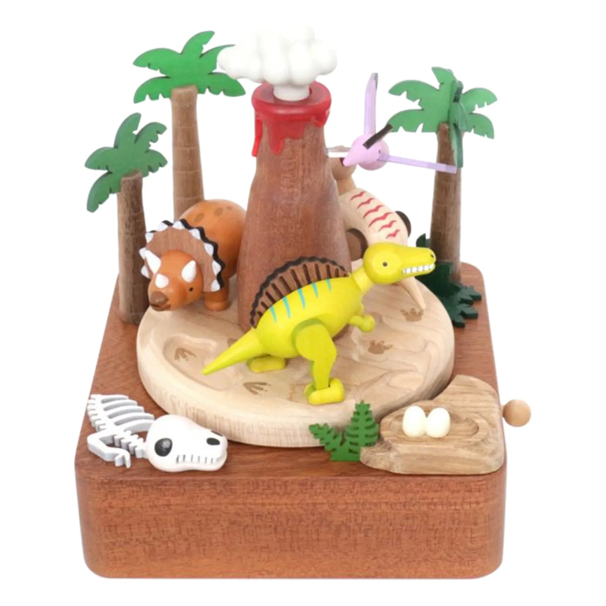 Wooderful life - Dinosaur Spieluhr aus Holz