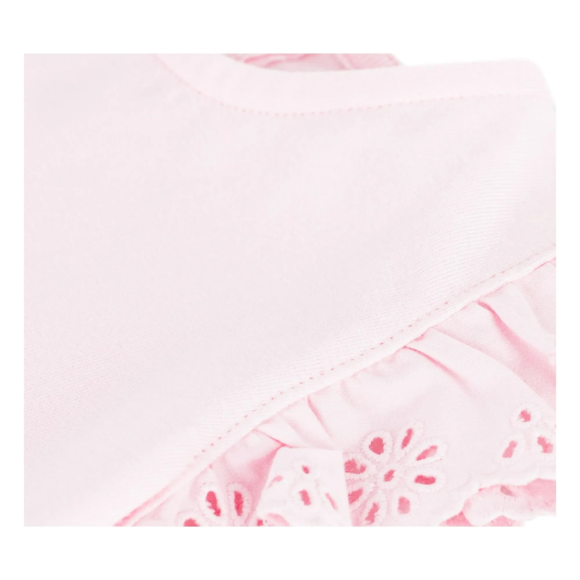 Petit Bateau – T-Shirt mit Lochstickerei | Rosa