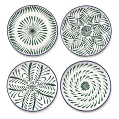 Serax - Baazar yemek tabakları, Waww La Table - 4'lü Set | Yeşil