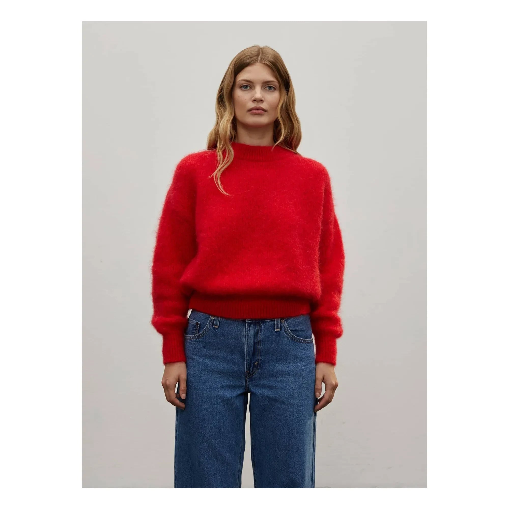 Surprise Paris - Jane Super Kid Mohair Pullover | Rot