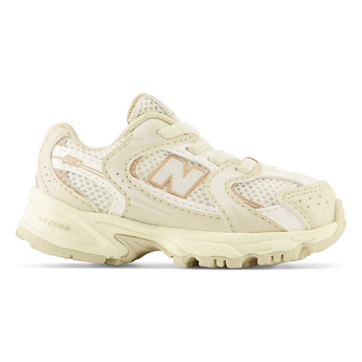 New Balance - 530 Sneaker mit elastischen Schnürsenkeln | Creme
