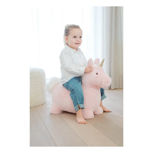 Wild & Soft - Sevimli Tek Boynuzlu At | Soluk Pembe