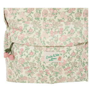 Emile et Ida - Blumen Rucksack | Beige