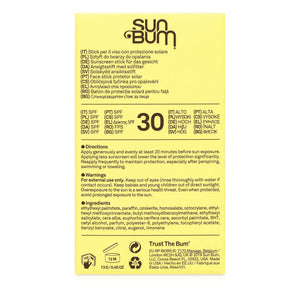 Sunbum - Original Face Stick LSF 30 - 30g