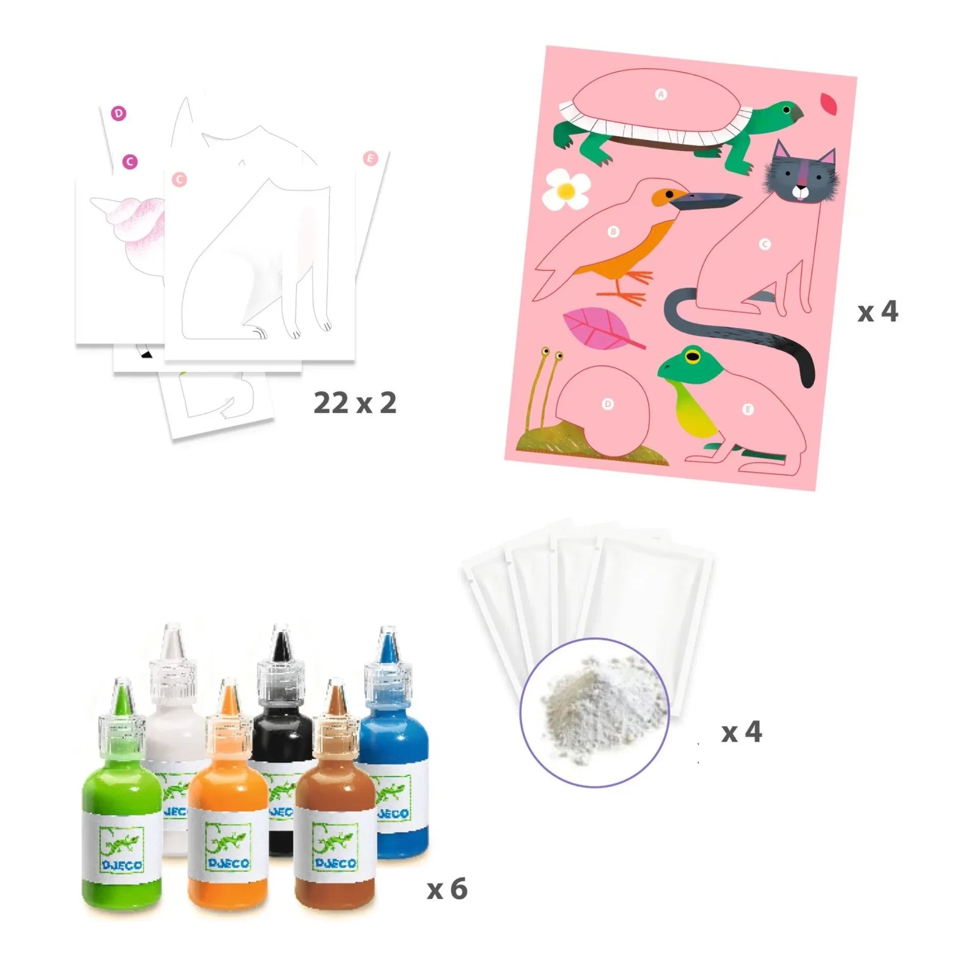 Djeco - Papier-Marmorier-Set