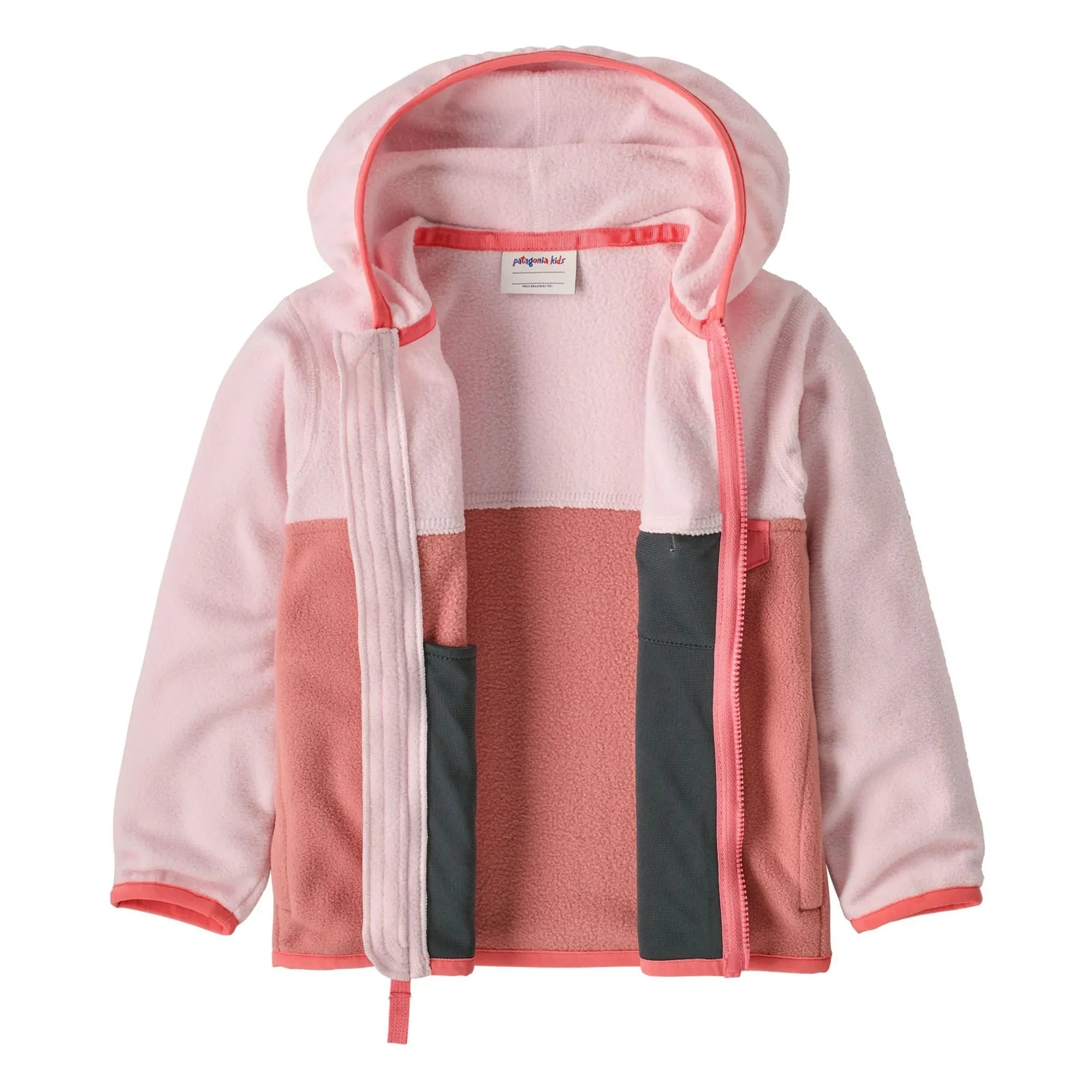 Patagonia - Micro D Snap-T Recycelte Fleece-Babyjacke | Rosa