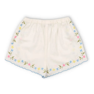 the new society - Hermione Geblümte Shorts | Weiß