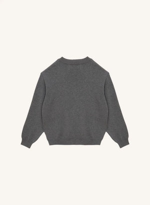 Smallable Kid - Harcourt Organischer Baumwollpullover | Grau meliert