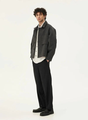 Noyoco - Holar Wolljacke | Kohlegrau