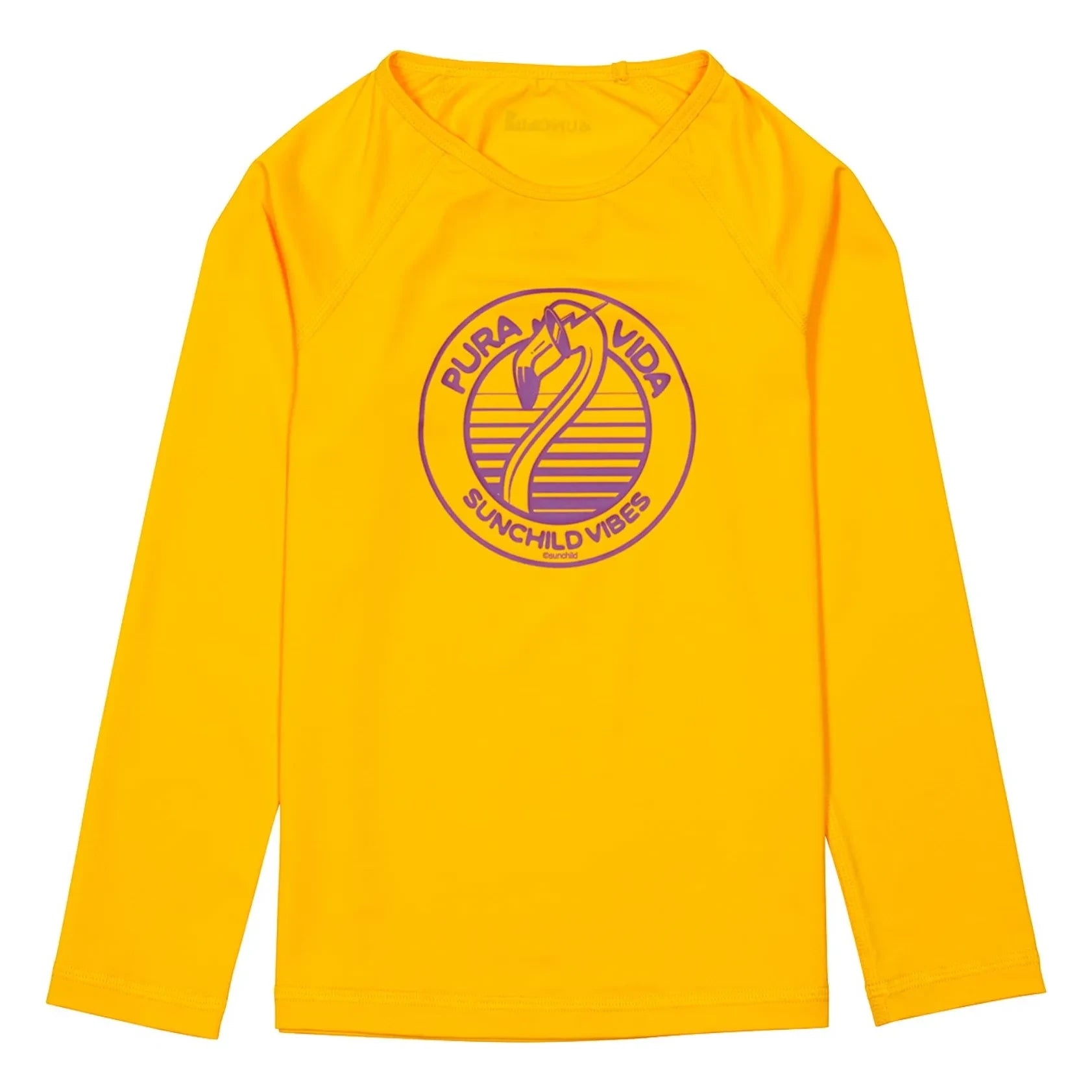 Sunchild - Flamingo UV-Schutz-T-Shirt | Gelb