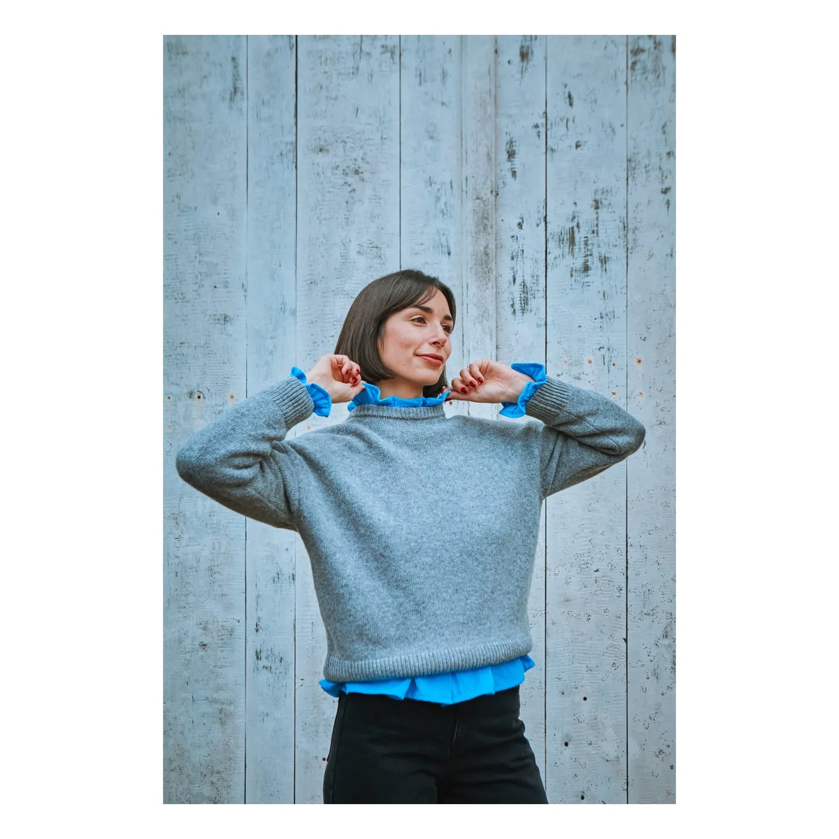 Poudre Organic - Azalea Wollpullover | Blau