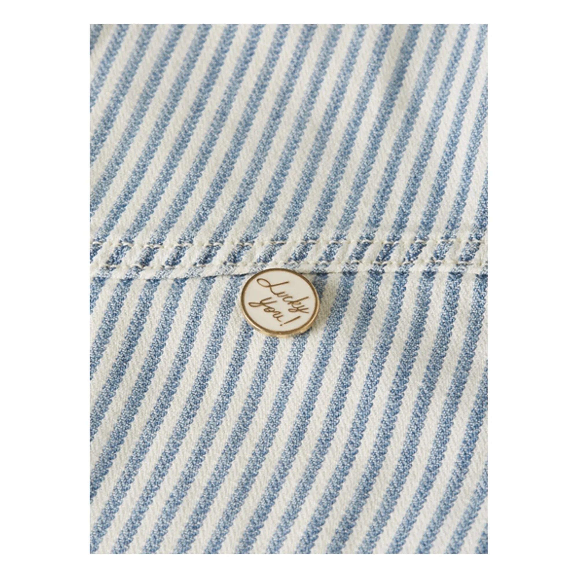 Scotch & Soda - Gestreiftes Jeanshemd | Hellblau